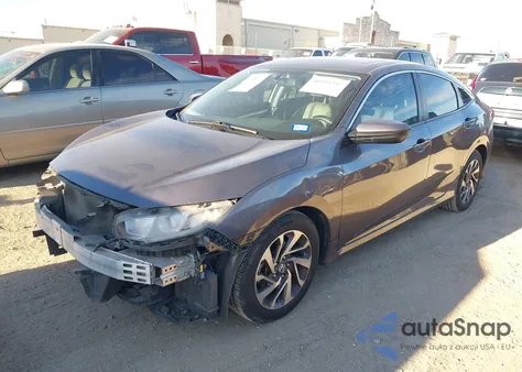 2017 Honda Civic Ex из США, поврежденный, VIN 19XFC2F71HE027082